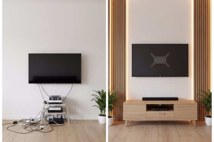Hide TV Wires the Right Way: Cord Covers vs In-Wall Cable Management in San Antonio